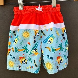 Minion swim trunks 2T